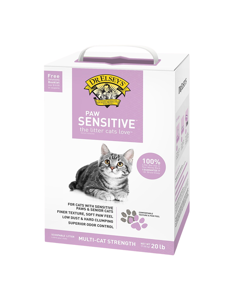 Dr. Elsey's Dr. Elsey's Precious Paw Sensitive Clumping Clay Multi Cat Litter 20LB