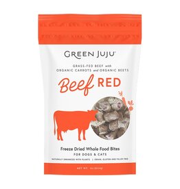 Green JuJu Dog Freeze Dried Beef Red 3oz