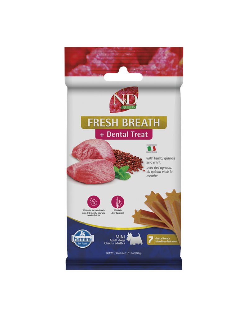 Farmina Farmina N&D Dog Quinoa Fresh Breath Adult Treat Mini Grain Free 60G