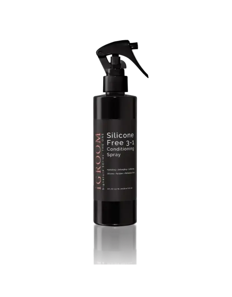 iGroom Silicone Free 3-1 Conditioning-Detangling Spray - 8 oz