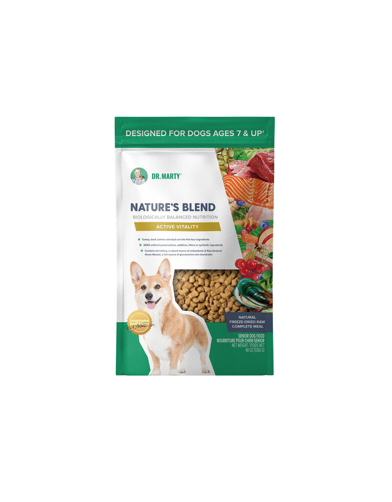Dr Marty Dr. Marty's Active Vitality Blend Freeze Dried Senior Dog 48 oz