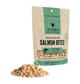 Vital Essentials Vital Essentials Freeze-Dried Salmon Bites Cat Treats 1.1oz
