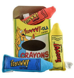 Yeowww Yeowww! Crayon Catnip Cat Toy