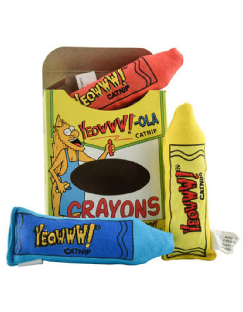 Yeowww Yeowww! Crayon Catnip Cat Toy