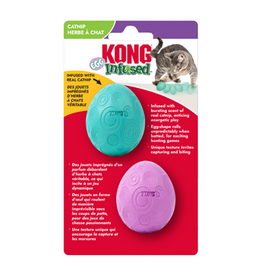 Kong Kong Infused Catnip Egg Cat Toy 2 pack
