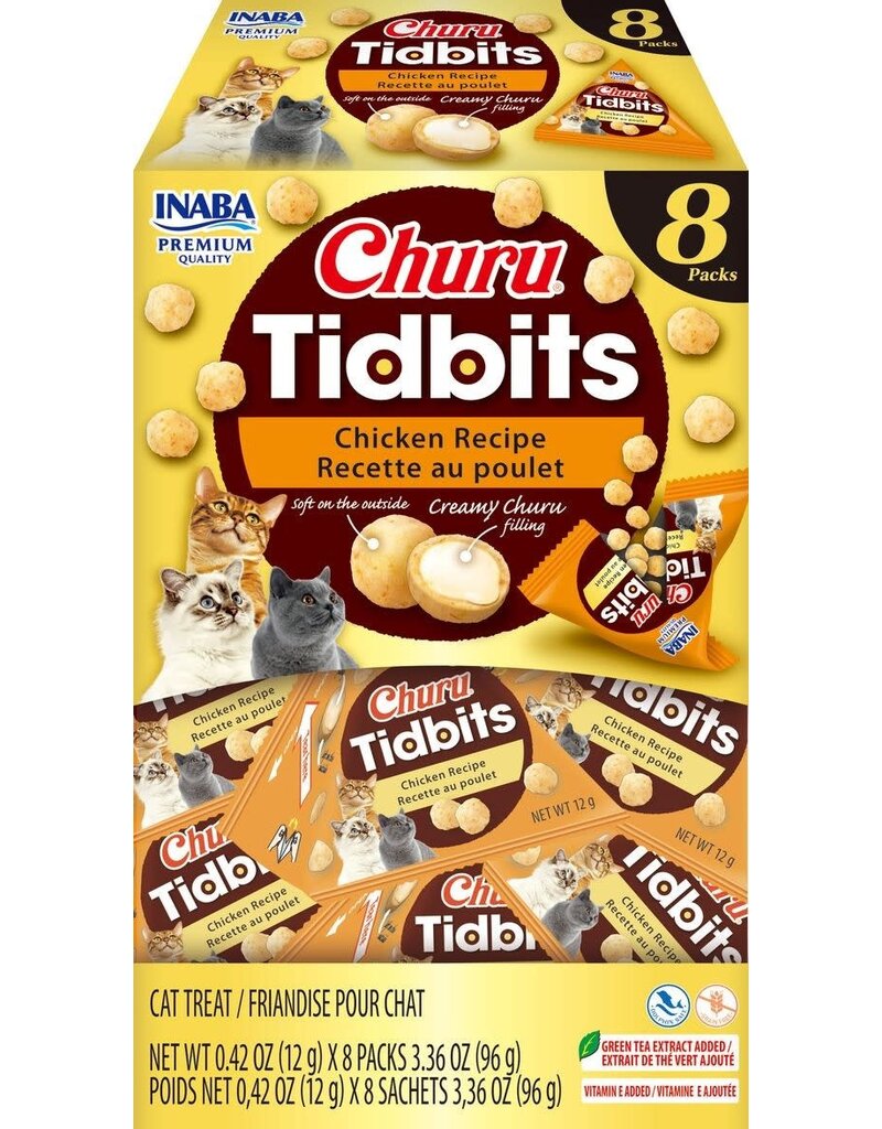 Inaba Churu Tidbits Chicken Cat Treats 3.36 oz