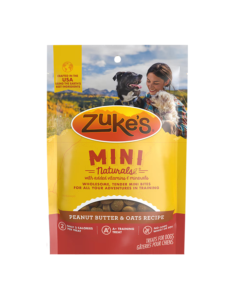Zuke's Zuke's Mini Naturals Peanut Butter & Oats Recipe Dog Treats 6 oz