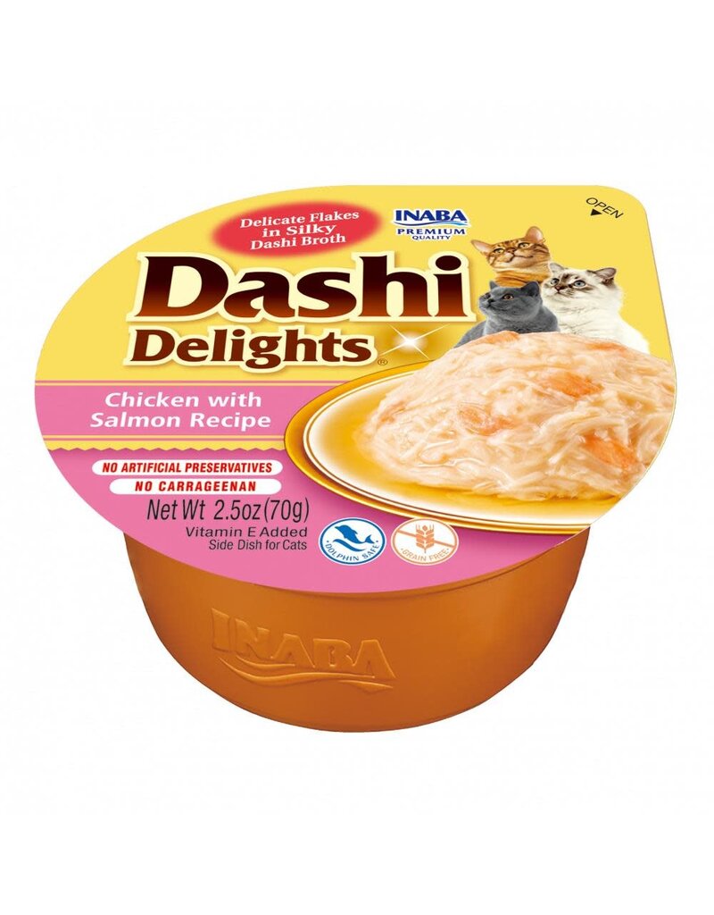 Inaba Inaba Dashi Delights Chicken with Salmon Cat Treats 2.5 oz