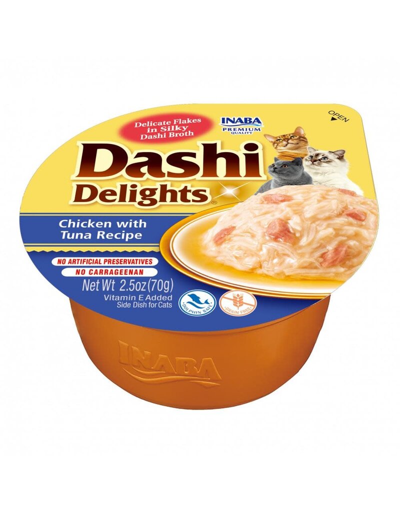 Inaba Inaba Dashi Delights Chicken with Tuna Cat Treats 2.5 oz