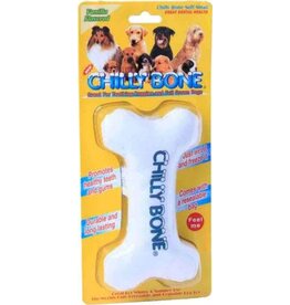 Multipet MultiPet Chilly Bone Freezable Teething Puppy Toy White 7"