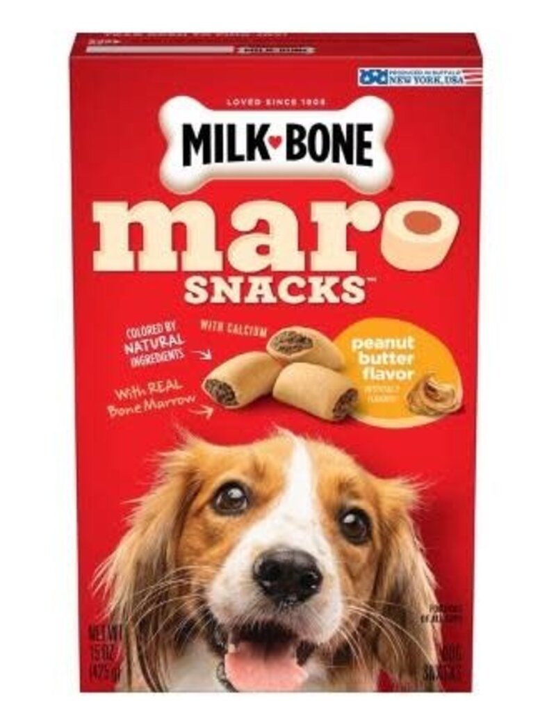 Milk Bone Milkbone Maro Snack Peanut Butter Dog Treats 15 oz