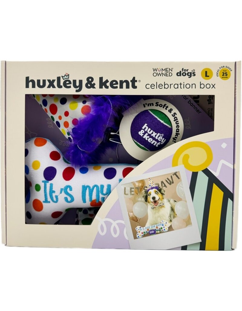 H&K H&K Celebration Dog Box Happy Barkday Large