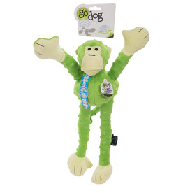 Worldwise GoDog Worldwise GoDog Crazy Tugs Monkeys Chew Guard Toy Green Large