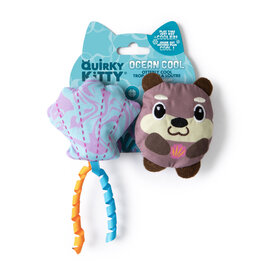 Quirky Kitty Otterly Cool Cat Toy 2 pc