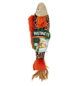 Instincts Fin Frenzy HappyNip Catnip Crinkle Plush Kicker Cat Toy