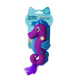 Quirky Kitty Seahorse Kicker Cat Toy