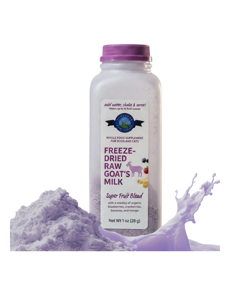 Shepherd Boy Farms Shepherd Boy Farms Dog & Cat Freeze-Dried Raw Goat Milk Super Fruit 16oz