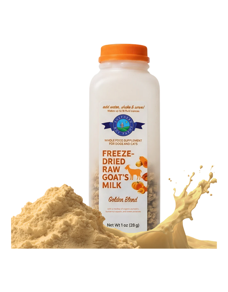 Shepherd Boy Farms Shepherd Boy Farms Dog & Cat Freeze-Dried Raw Goat Milk Golden 16oz