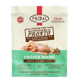 Primal Primal Frozen Raw Pronto Chicken Formula Dog Food 4LB