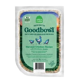 Open Farm Open Farm Dog Frozen Goodbowl Harvest Chicken 16oz - 8 Pack