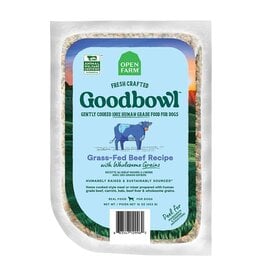 Open Farm Open Farm Dog Frozen Goodbowl Grass Fed Beef 16oz - 8 Pack