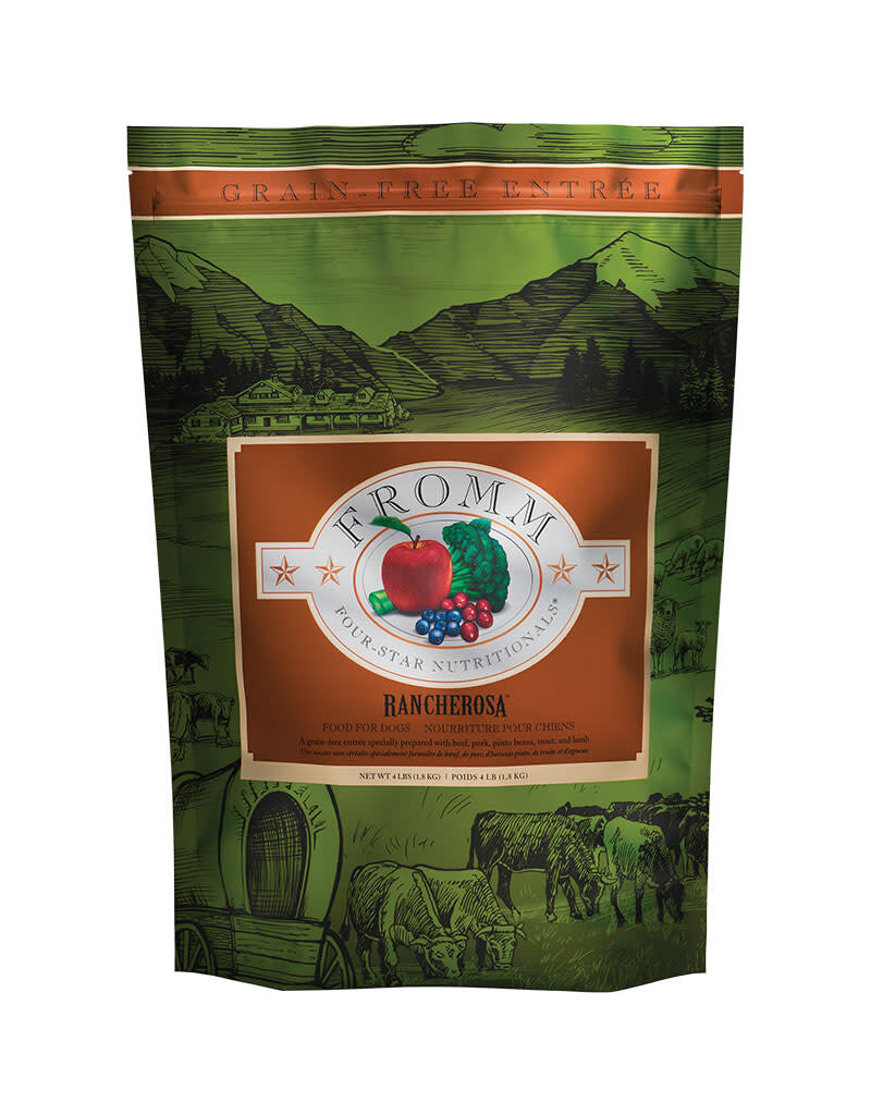 Fromm Fromm Family Four Star Grain Free Rancherosa Red Meat & Fish Dog Food 4LB