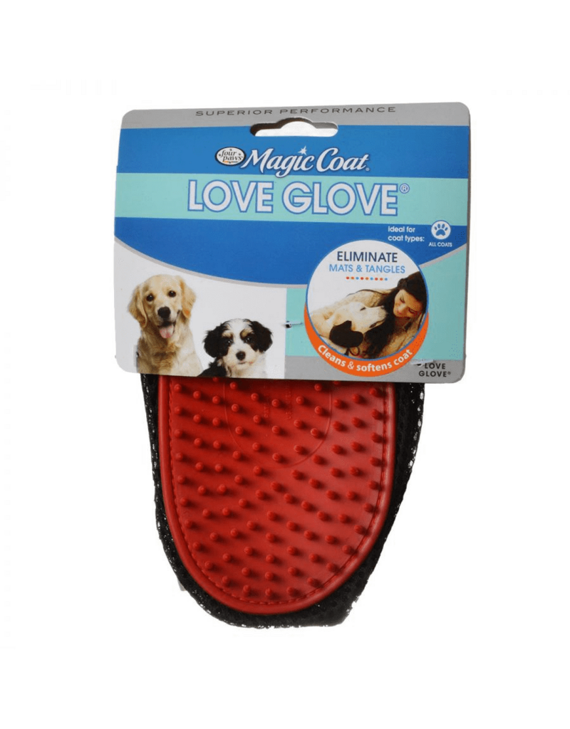 Four Paws Magic Coat Love Glove Grooming Mitt