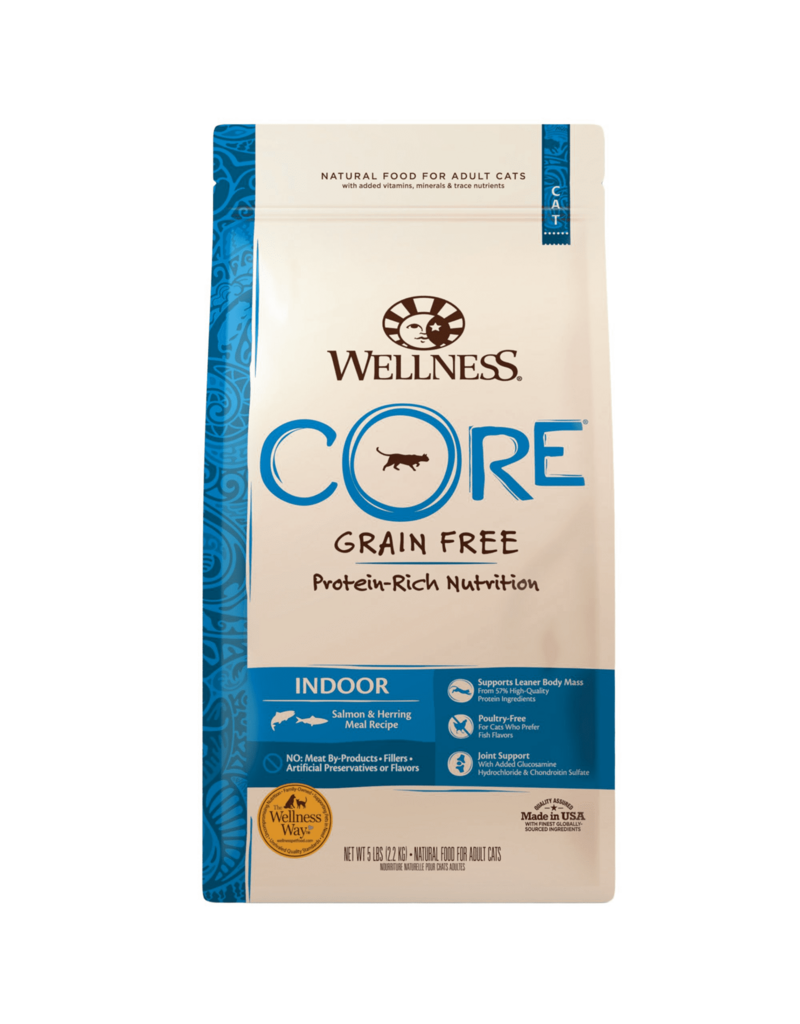 Wellness Wellness CORE Grain-Free Indoor Salmon & Herring Meal Recipe Dry Cat Food 5 lb