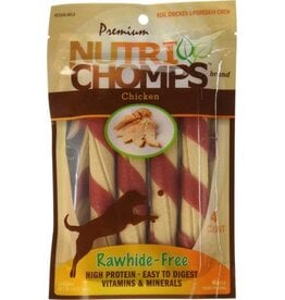 NutriChomps NutriChomps 4 ct Chicken Twist with Flavor Wrap