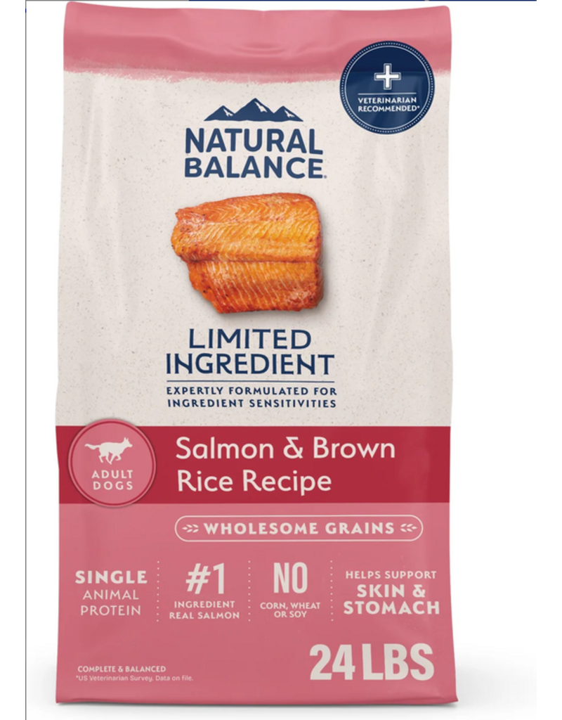 Natural Balance Natural Balance Limited Ingredient Salmon & Brown Rice Dog 24 lb