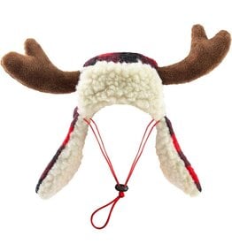 Huxley & Kent Buffalo Check Antler Hat - Large 16"-20"