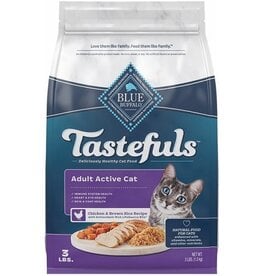 Blue Buffalo Blue Tastefuls Adult Active Cat Chicken & Brown Rice 3lb