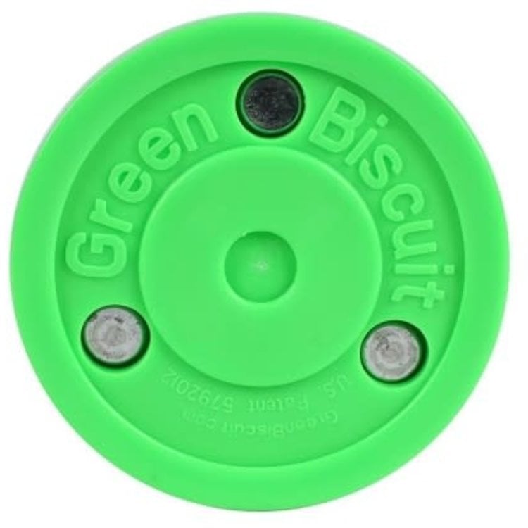 Green Biscuit 'Original' Dry Land Off Ice Training Puck Green Jerry