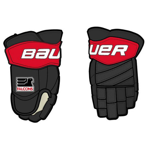 Bauer Falcons Hockey - Bauer Custom Pro Team Hockey Glove Bauer Falcons Hockey - Bauer Custom Pro Team Hockey Glove
