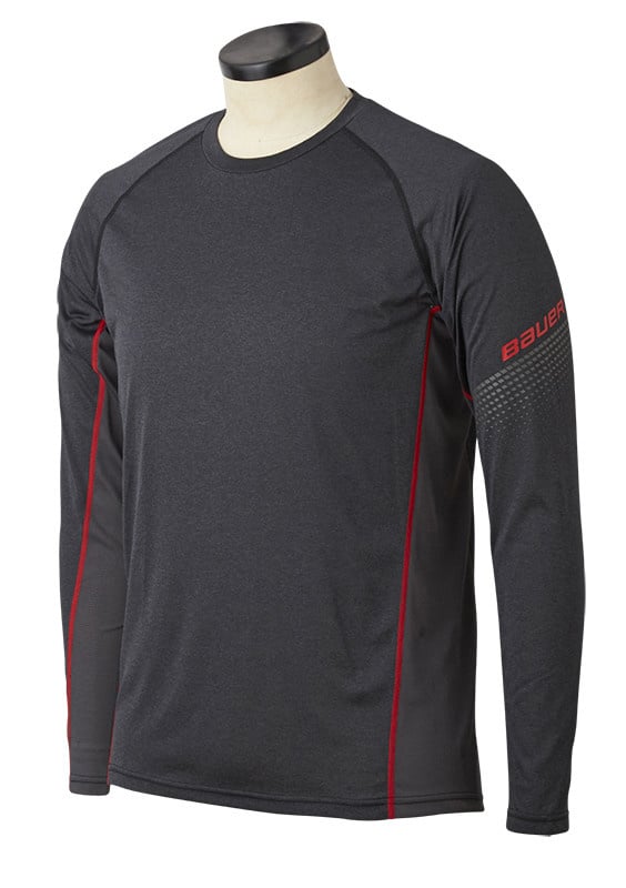 Bauer S19 Essential Long Sleeve Base Layer Top - Youth - Jerry's Hockey