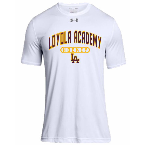 Loyola Academy Hockey Club - UA - Under Armour - Locker 2.0 Tee - White - PLAYER ONLY Loyola Academy Hockey Club - UA - Under Armour - Locker 2.0 Tee - White - PLAYER ONLY