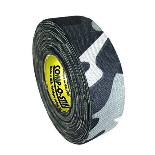 North American North American Hockey Tape - 1-Inch x 20 Yards - Winter Camo - Thin North American North American Hockey Tape - 1-Inch x 20 Yards - Winter Camo - Thin