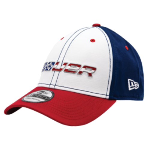 Bauer Bauer S18 New Era 3930 USA Flag Cap Bauer Bauer S18 New Era 3930 USA Flag Cap