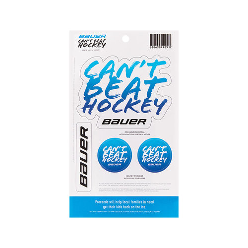 Bauer Bauer S20 Can't Beat Hockey - Sticker Pack Bauer Bauer S20 Can't Beat Hockey - Sticker Pack