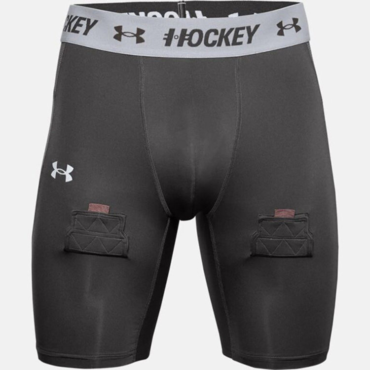 under armour hockey compression shorts
