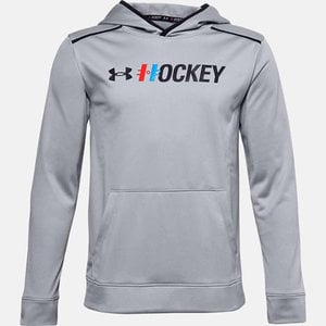 Under Armour Under Armour S20 Hockey Graphic Hoody - Youth - Mod Gray