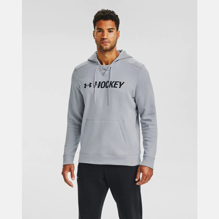 Under Armour Under Armour Hockey Icon Hoody - Adult - Gray