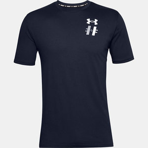 Under Armour S20 Hockey Graphic T1 Short Sleeve Tee - Adult - Navy