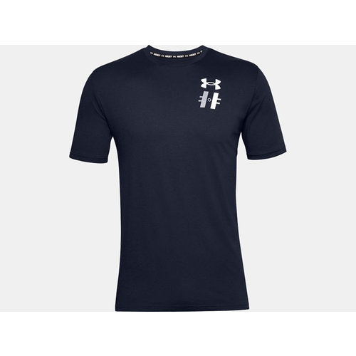 Under Armour S20 Hockey Graphic T1 Short Sleeve Tee - Adult - Navy Under Armour S20 Hockey Graphic T1 Short Sleeve Tee - Adult - Navy