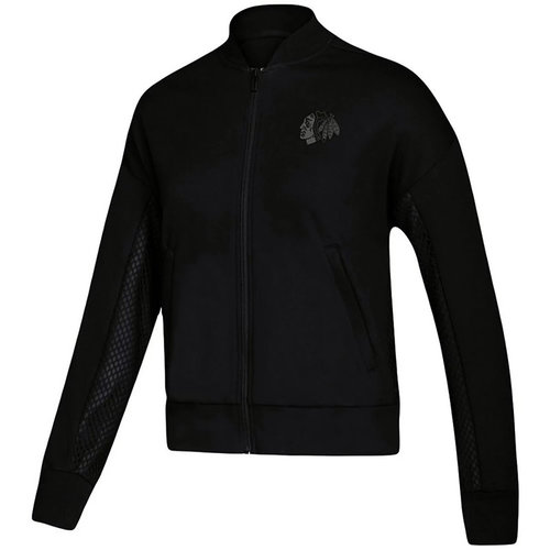 Adidas Adidas ID Mesh Bomb Women's Jacket - Chicago Blackhawks Adidas Adidas ID Mesh Bomb Women's Jacket - Chicago Blackhawks