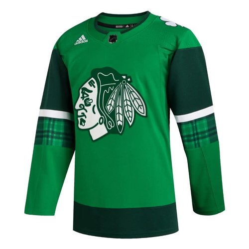 Adidas Adidas S20 Chicago Blackhawks St Patrick's Hockey Jersey Adidas Adidas S20 Chicago Blackhawks St Patrick's Hockey Jersey