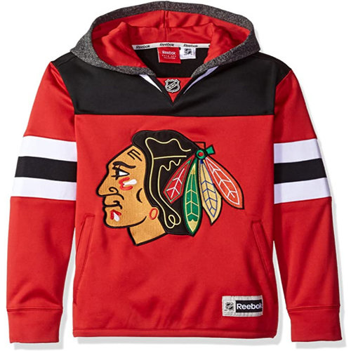 CCM Chicago Blackhawks Faceoff Jersey Hoodie - Junior CCM Chicago Blackhawks Faceoff Jersey Hoodie - Junior