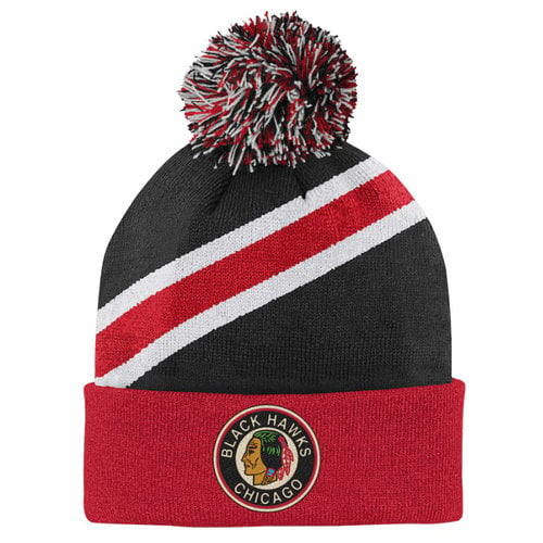 CCM/ OuterStuff CCM Power of 31 Knit Pom - Chicago Blackhawks - Youth