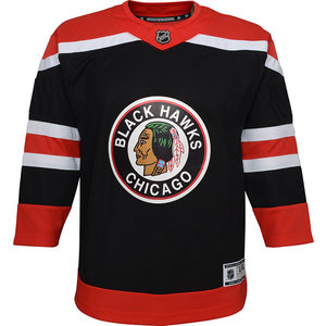 Chicago Blackhawks Home Red Screen Print Child 4-7 Jersey