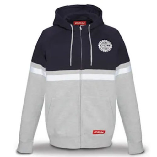 CCM CCM S20 Heritage Logo Full Zip Fleece Hoody - Adult CCM CCM S20 Heritage Logo Full Zip Fleece Hoody - Adult